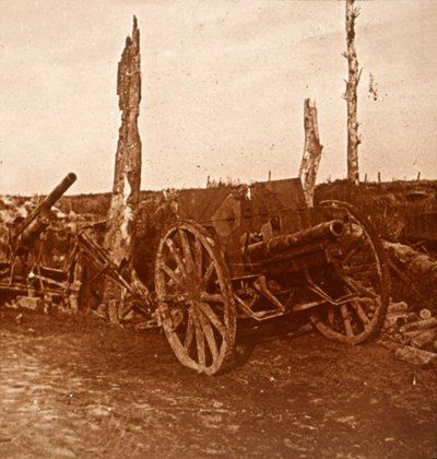 Canhões abandonados, c1914-c1918 de Unbekannt