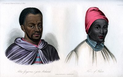 Abbas Gregorius e natural de Hausa, 1848 de Unbekannt