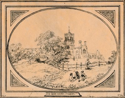 Igreja da Abadia, St. Albans, 1782 de Unbekannt