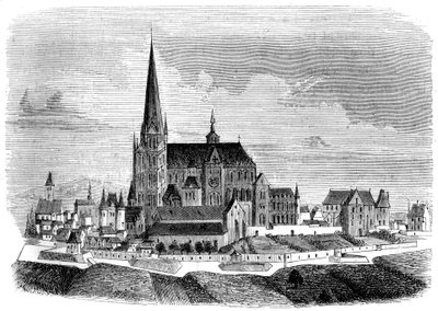 Abadia de Saint-Denis, final do século XVI 1849 de Unbekannt