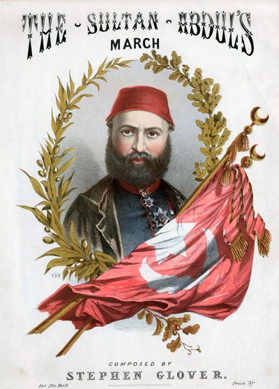 Abd-ul-Aziz 1830-1876, sultão da Turquia de 1861, c1871 de Unbekannt