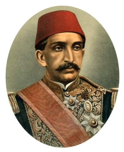 Abdul Hamid II, sultão da Turquia, final do século XIX de Unbekannt