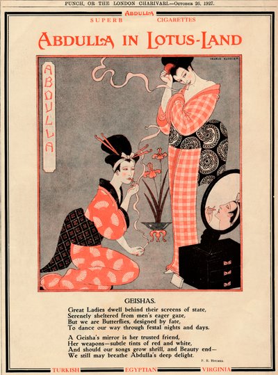 Abdulla na Terra dos Lótus - Gueixas, 1927 de Unbekannt