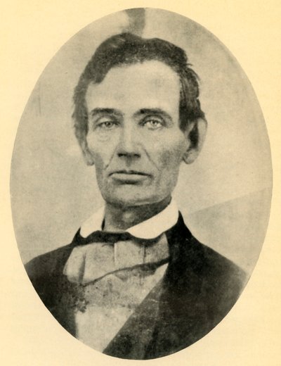 Abraham Lincoln, 1858, 1930. de Unbekannt