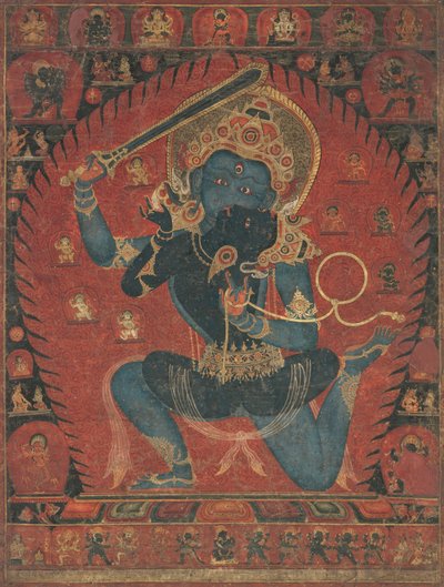 Acala com o consorte Vishvavajri, 1525–50. de Unbekannt