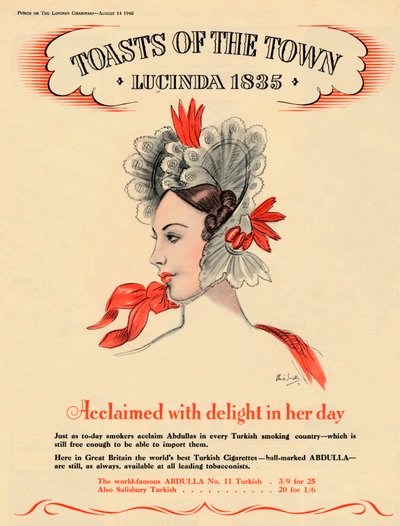 Aclamado com prazer em seus dias, Brindes da Cidade - Lucinda 1835, 1940 de Unbekannt