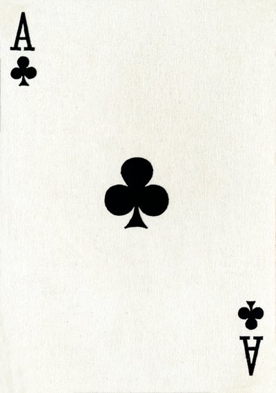 Ás de paus de um baralho de cartas de baralho Goodall & Son Ltd., c1940 de Unbekannt