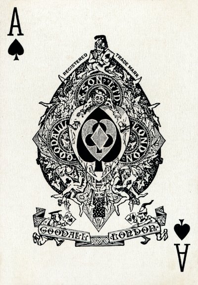Ás de espada de um baralho de cartas de baralho Goodall & Son Ltd., c1940 de Unbekannt