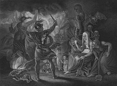 Ato IV Cena i de Macbeth, século XIX de Unbekannt