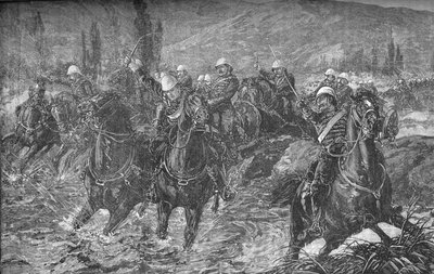Ação no vale de Chardeh, 11 de dezembro de 1879, Tentando salvar as armas, 1879, c1880 de Unbekannt