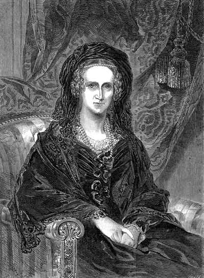 Adelaide de Saxe-Coburg Meiningen 1792-1849, rainha-consorte alemã de William IV, 1849 de Unbekannt