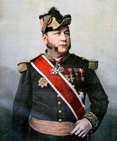 Almirante Humann, comandante francês da Marinha do Extremo Oriente, 1893 de Unbekannt
