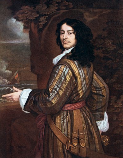 Almirante Sir John Harman, oficial da Marinha Inglesa, século XIX de Unbekannt