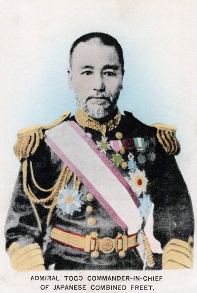 Almirante Togo, comandante em chefe da frota combinada japonesa, c1903-1905 de Unbekannt
