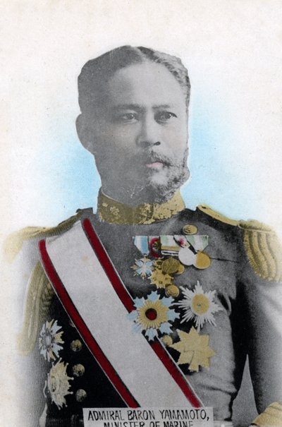 Almirante Yamamoto, Ministro da Marinha do Japão, c1904-1905 de Unbekannt