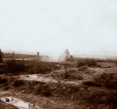 Avançando com tanques, c1914-c1918 de Unbekannt
