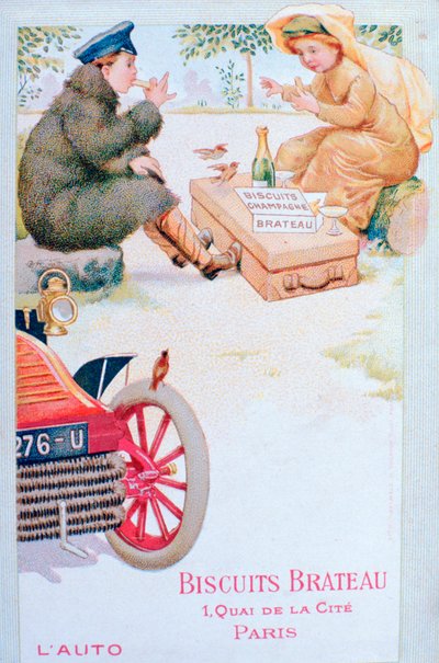 Anúncio para Biscuits Brateau, c1900s de Unbekannt