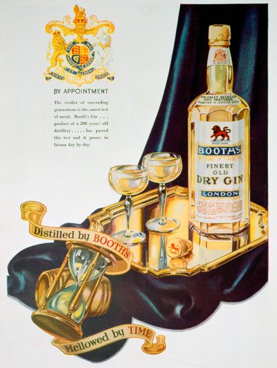 Anúncio para Cabines gin, 1935 de Unbekannt