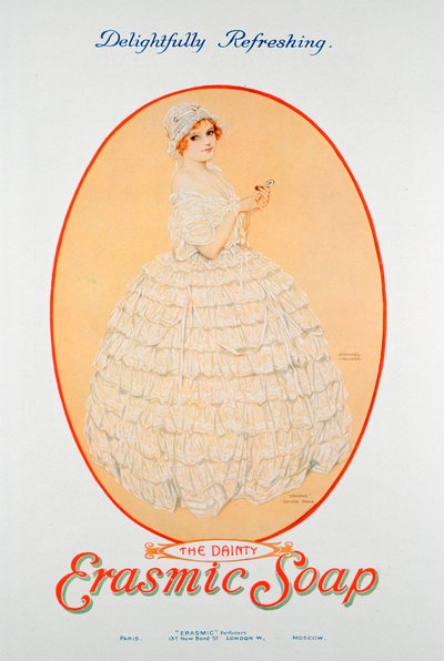 Anúncio para sabão Erasmic, 1920 de Unbekannt