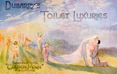 Anúncio do Dubarrys Toilet Luxuries, perfumado com perfume Golden Morn, 1922 de Unbekannt