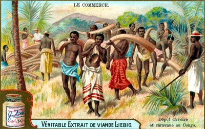 Anúncio do extrato de carne Liebig, francês, c 1900 de Unbekannt