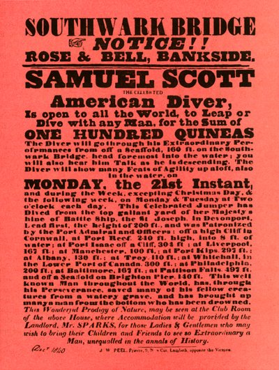Anúncio de dublês de Samuel Scott, 1840, 1948. de Unbekannt
