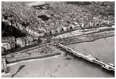 Vista aérea de Brighton, Sussex, de um Zeppelin, 1931 1933 de Unbekannt