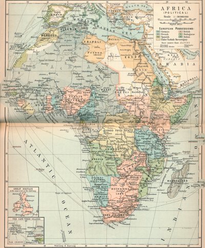 Política da África, c1902, 1903 de Unbekannt