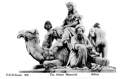 África, Albert Memorial, Londres, século XX de Unbekannt