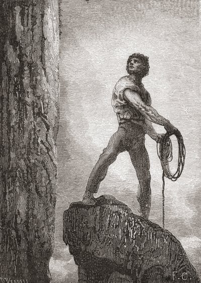Depois de uma obra de Gustave Dore do livro 