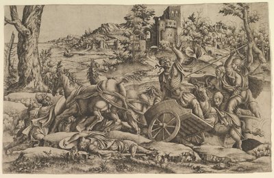 Agamenon matando Odios, ca. 1545. de Unbekannt