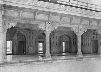 Agra. Um quarto na Jasmine Tower, c1910. de Unbekannt