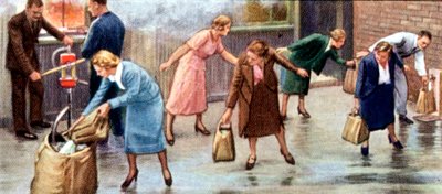 Precauções contra ataques aéreos, cartão de cigarro, britânico, 1938 de Unbekannt
