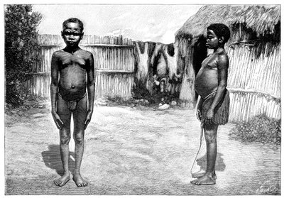 Akka homem e mulher, c1880 de Unbekannt