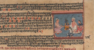 Akrura informa Nanda e Yashoda: Páginas de um Bhagavata Purana disperso..., ca. 1630-50. de Unbekannt