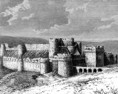 Castelo de Al Karak, século XIX de Unbekannt