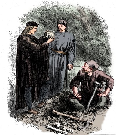 Infelizmente, pobre Yorick! Eu o conheci, Horatio, c1850 de Unbekannt