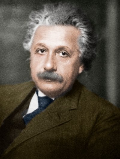 Albert Einstein, matemático e físico alemão-suíço-americano. de Unbekannt