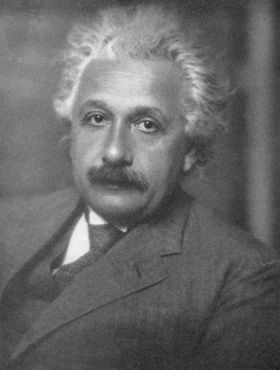 Albert Einstein, matemático e físico alemão-suíço-americano de Unbekannt