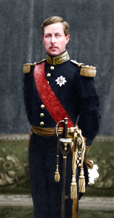 Albert I 1875-1934, rei dos belgas de 1909, em uniforme militar de Unbekannt