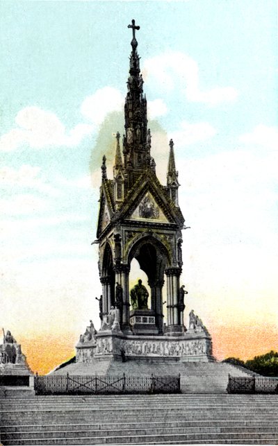 Albert Memorial, Londres, século 20 de Unbekannt