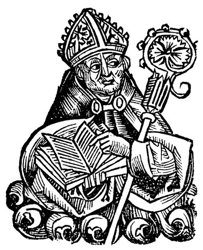 Albertus Magnus c1200-1280 Frade dominicano nascido na Alemanha, 1493 de Unbekannt