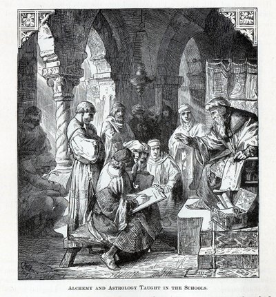 Alquimia e Astrologia ensinadas nas escolas, 1882 de Unbekannt