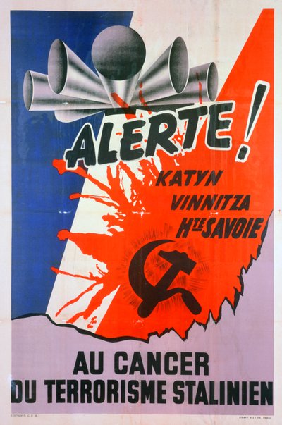 Alert !, para o Cancer of Stalinist Terrorism, c1940-1953 de Unbekannt
