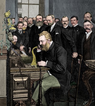 Alexander Graham Bell 1847-1922, inventor americano nascido na Escócia de Unbekannt