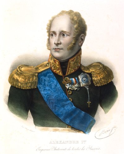Alexandre I, czar da Rússia, c1801-1825 de Unbekannt
