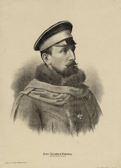 Alexander Joseph 1857-1893, príncipe da Bulgária, 1880 de Unbekannt