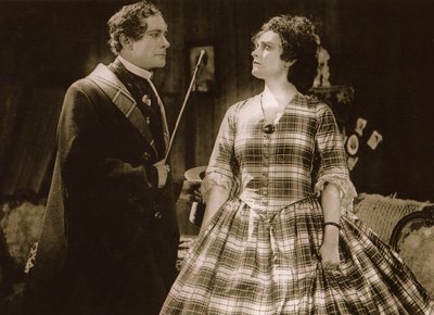Alfred Abel e Paola Negri em "Die Flamme de Unbekannt
