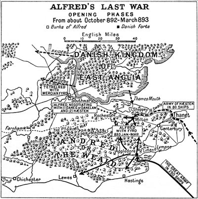 Alfreds Last War - fases de abertura. Entre outubro de 892 e março de 893, 1935. de Unbekannt