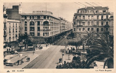 Argel - La Place Bugeau, c1930 de Unbekannt